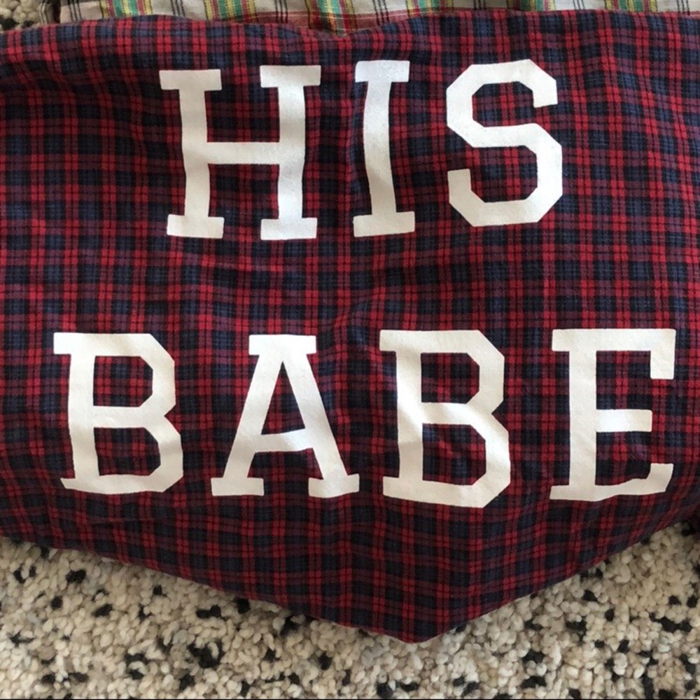 His Babe button down